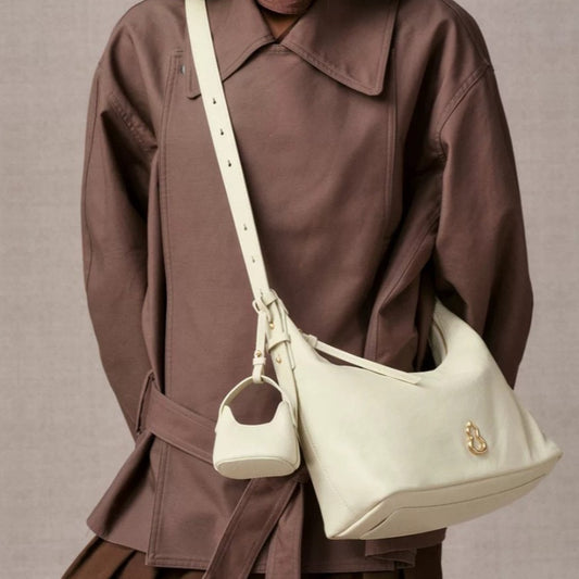 Lehaor Genuine Leather Shoulder Crossbody Bag for Women