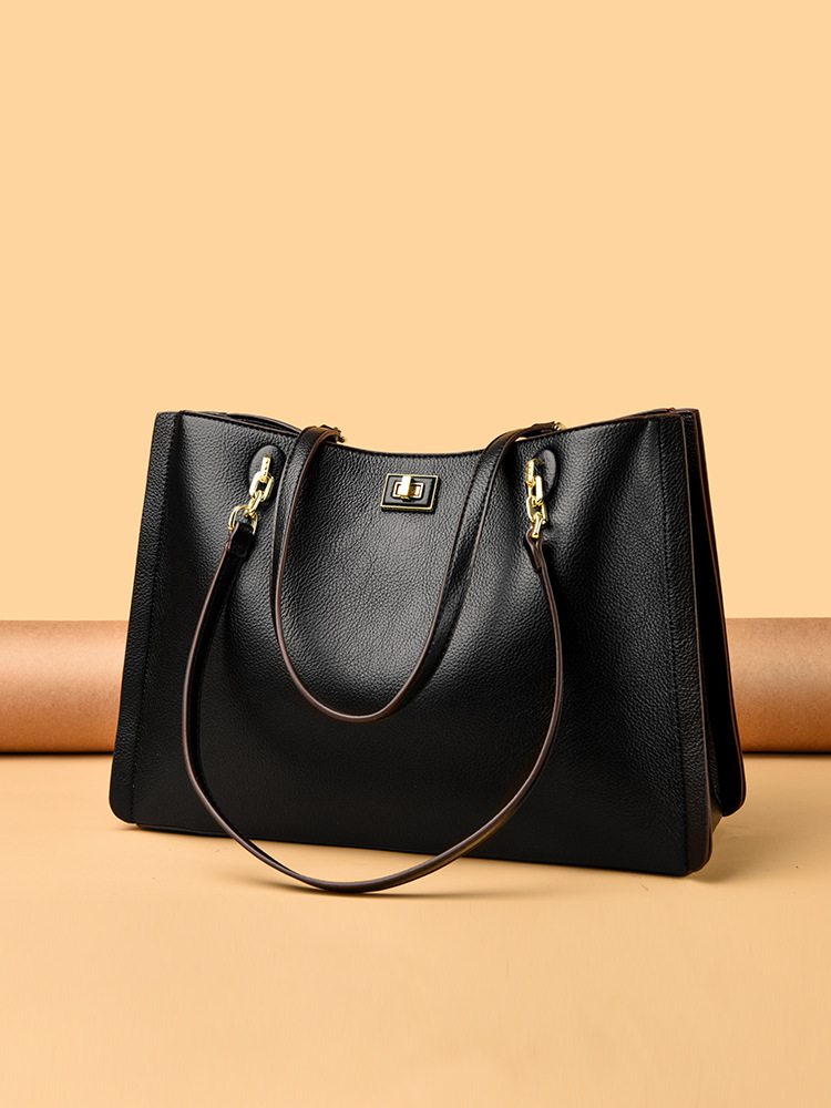 Lehaor Large PU Tote Bag Women's Shoulder Handbag