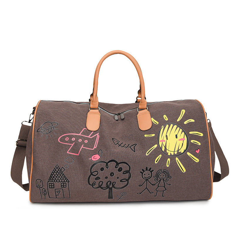 Lehaor Large Oxford Travel Duffel Bag Waterproof Weekender Bag