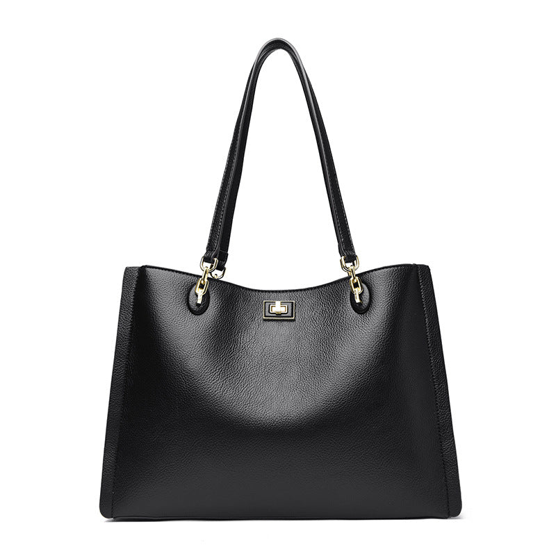 Lehaor Large PU Tote Bag Women's Shoulder Handbag