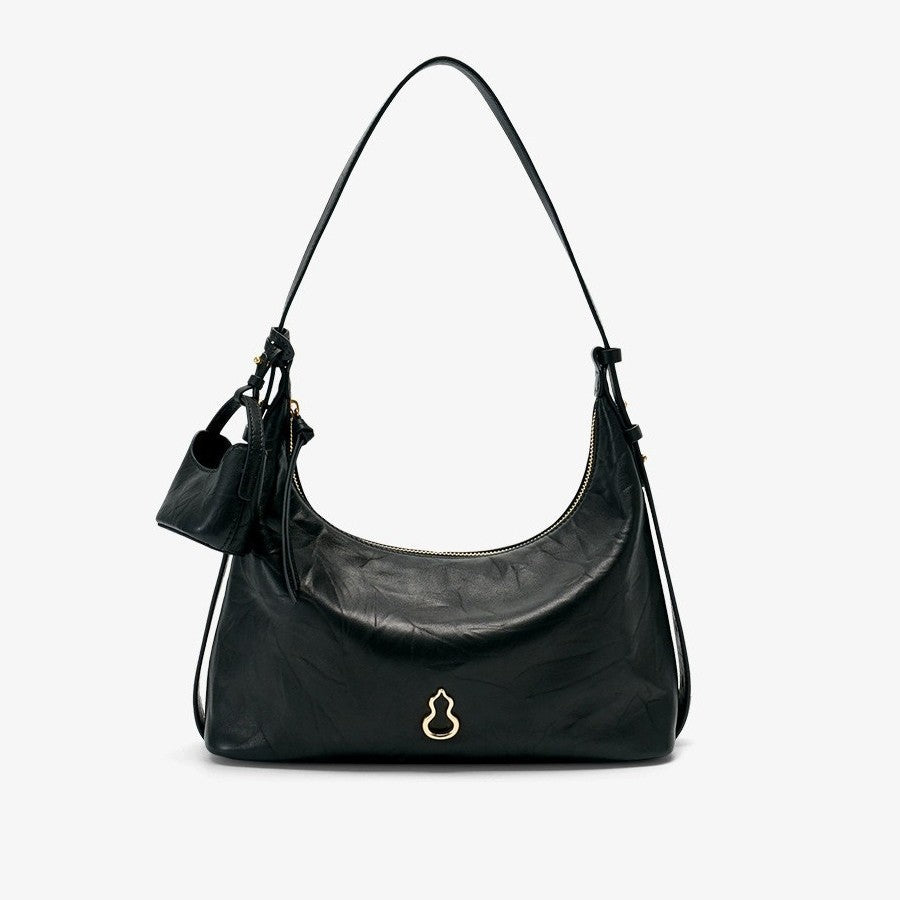 Lehaor Genuine Leather Shoulder Crossbody Bag for Women
