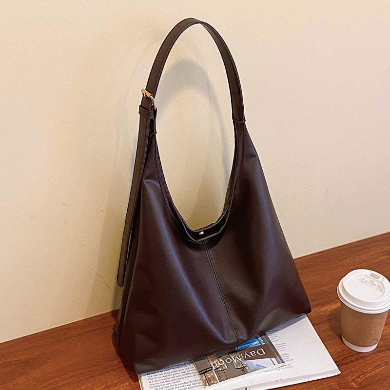 Lehaor PVC Bucket Shoulder Bag Large Capacity Tote