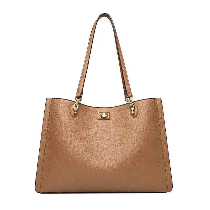 Lehaor Large PU Tote Bag Women's Shoulder Handbag