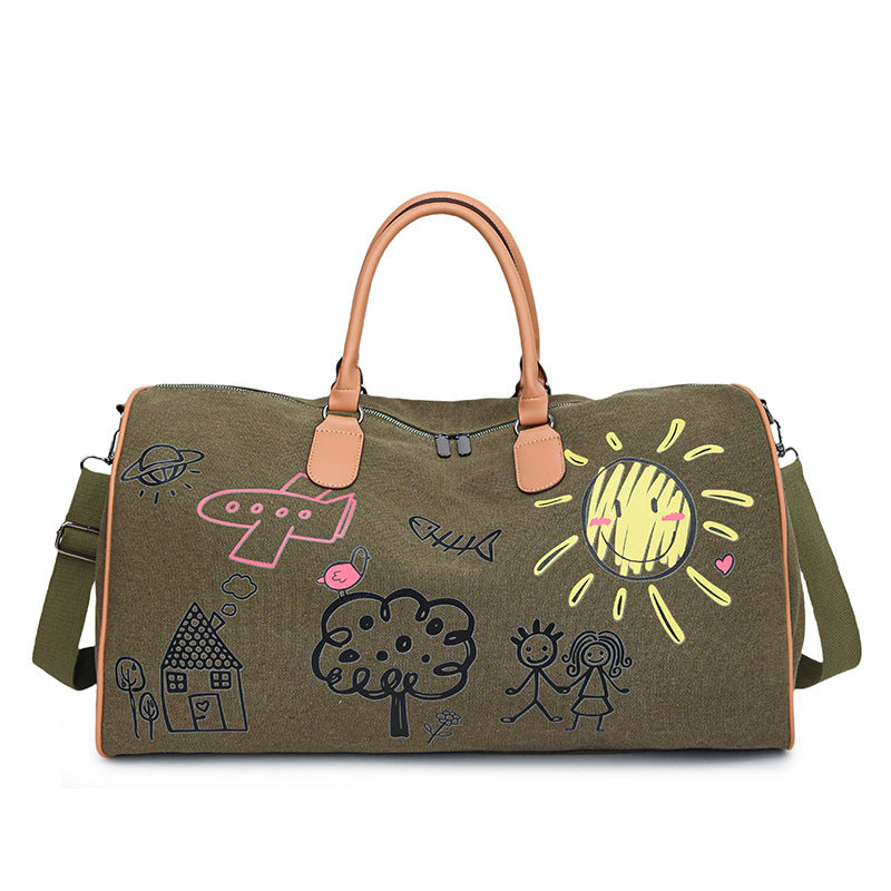 Lehaor Large Oxford Travel Duffel Bag Waterproof Weekender Bag